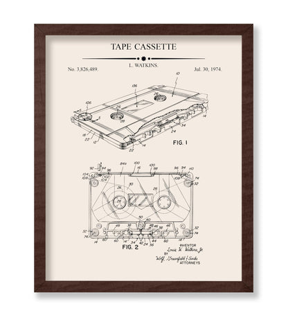 Cassette Tape Blueprint
