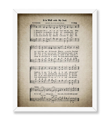 It Is Well With My Soul Hymnal Sheet No1