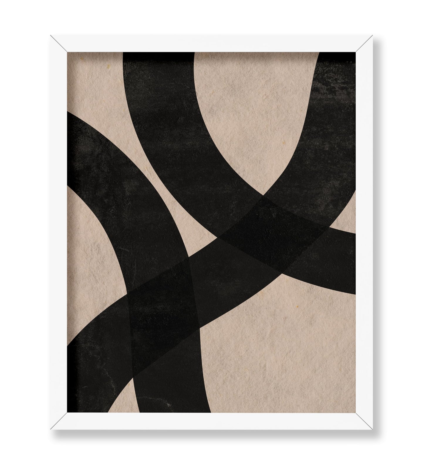 Black Ink Curved Strokes