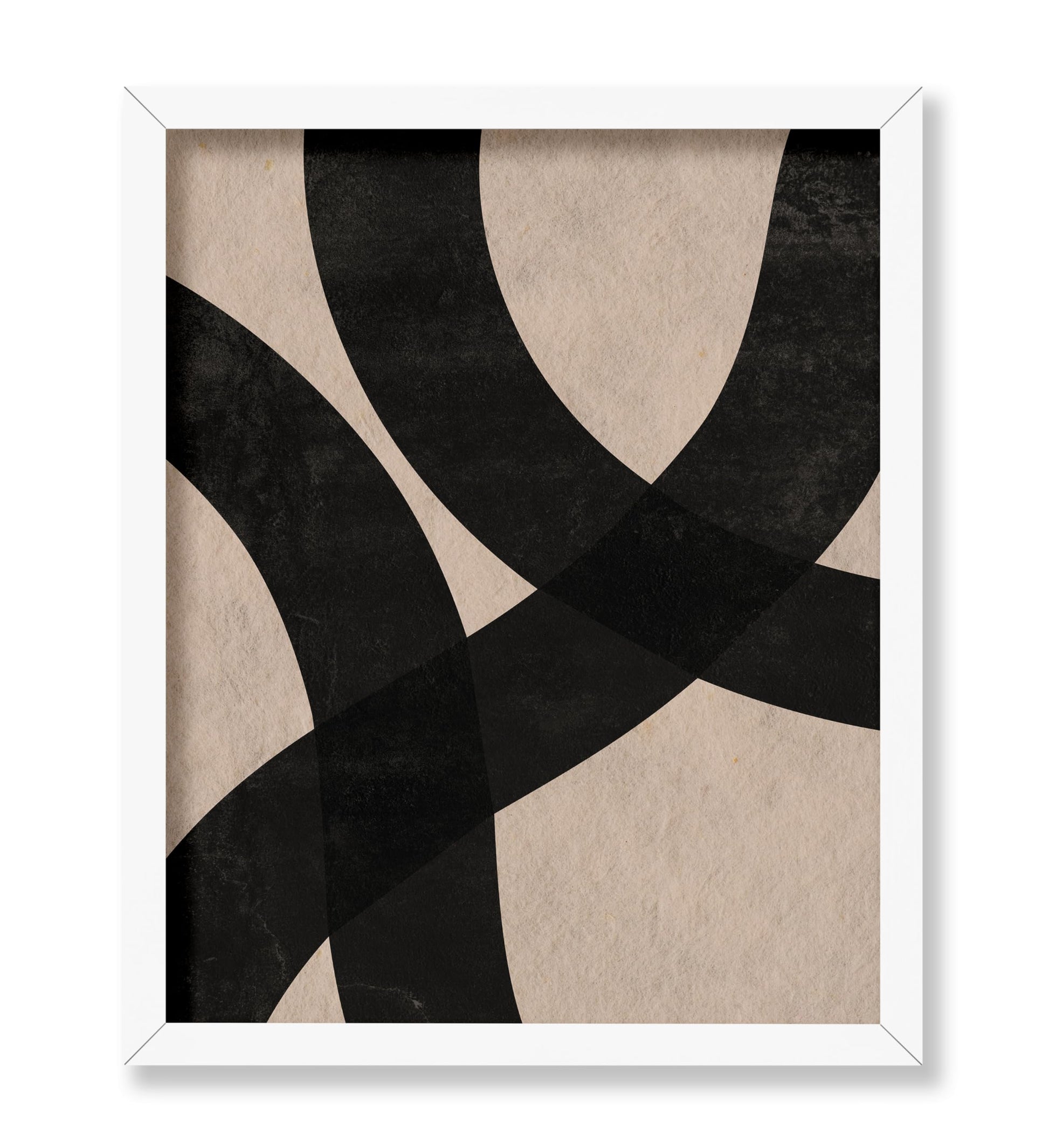 Black Ink Curved Strokes