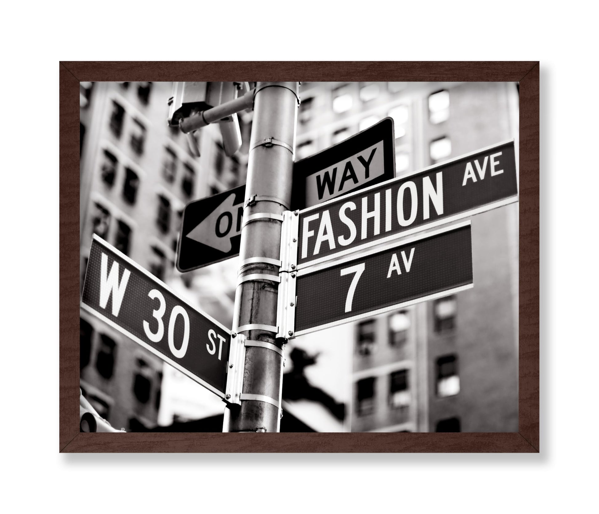 Fashion Avenue Street Sign