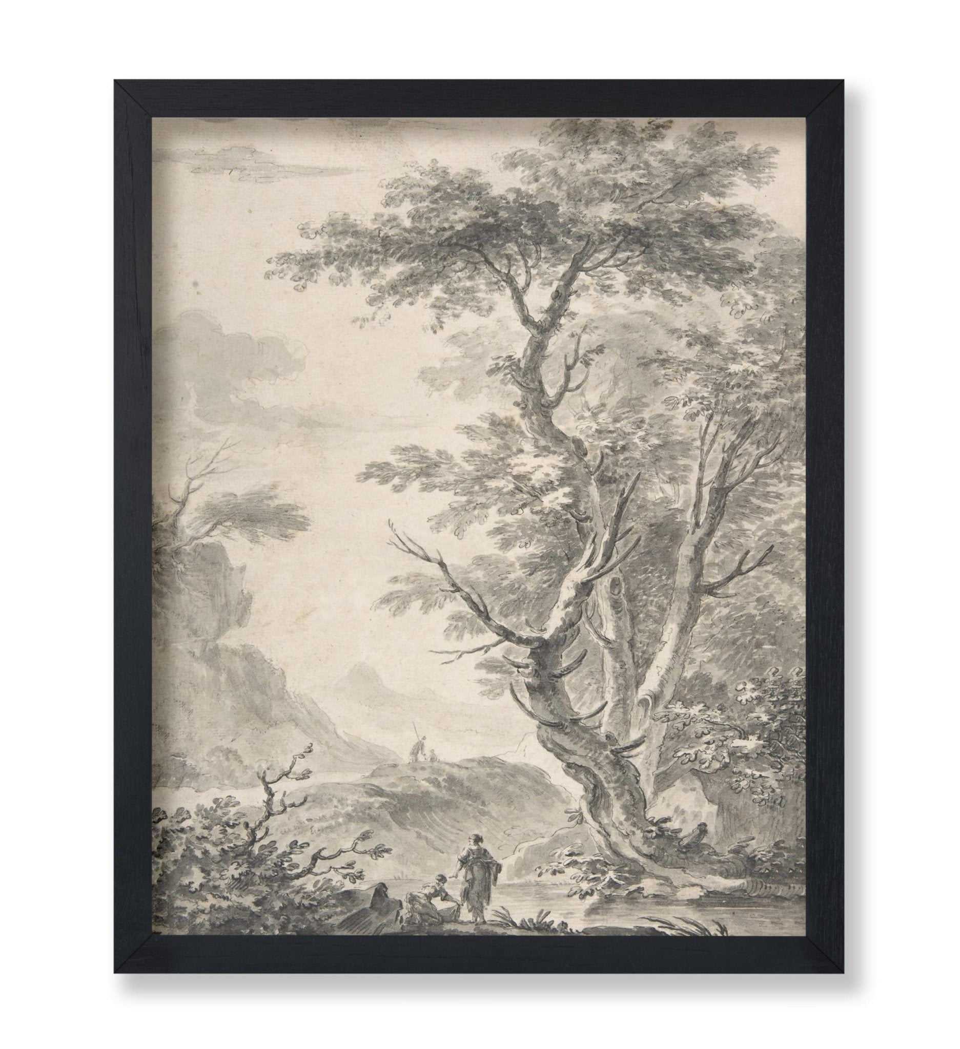 Jean-Baptiste Pillement - Washerwoman by a Brook