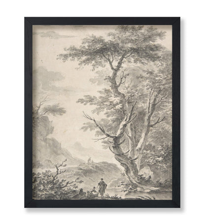 Jean-Baptiste Pillement - Washerwoman by a Brook