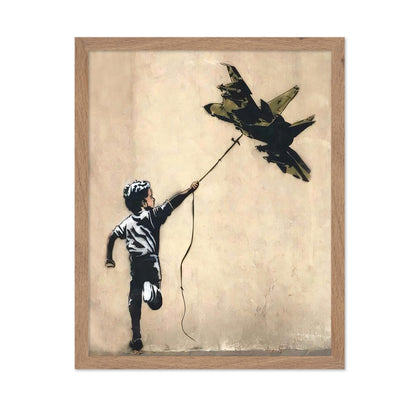 Playing with Jetfighter Kite