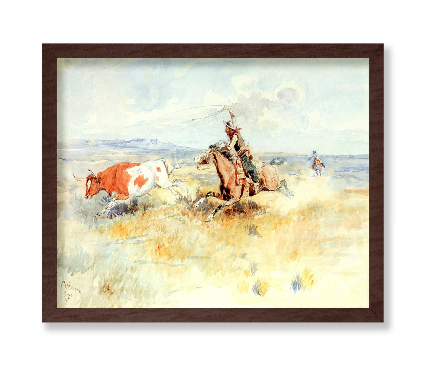Cowboy Cattle Roping