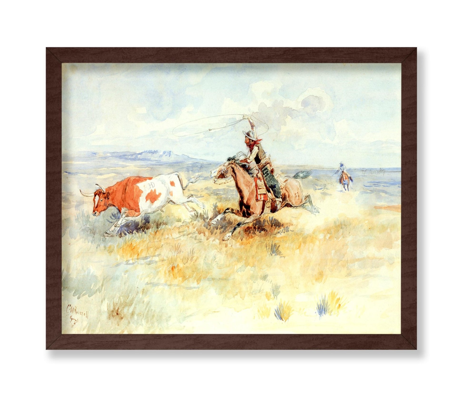 Cowboy Cattle Roping