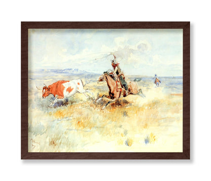 Cowboy Cattle Roping