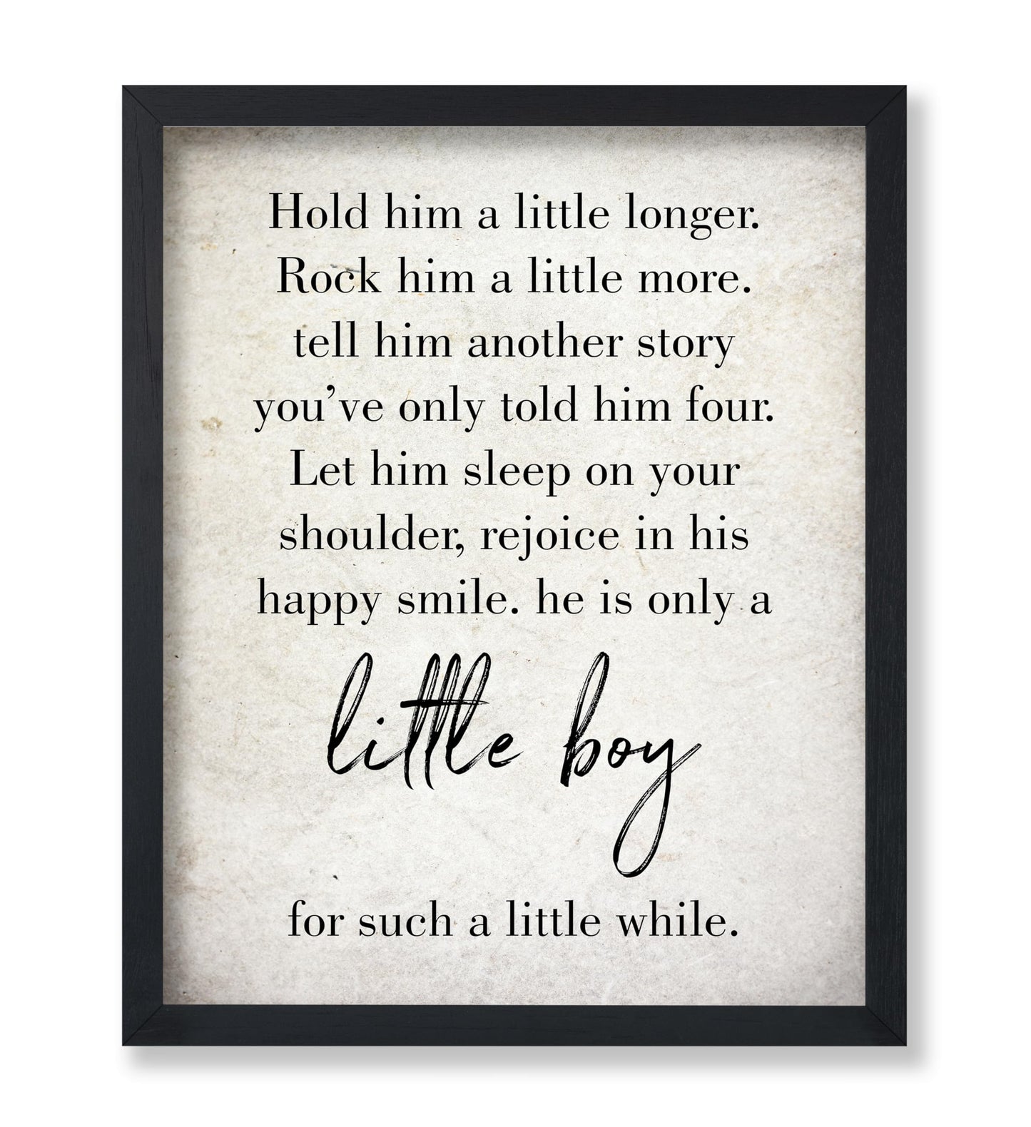Hold Him a Little Longer