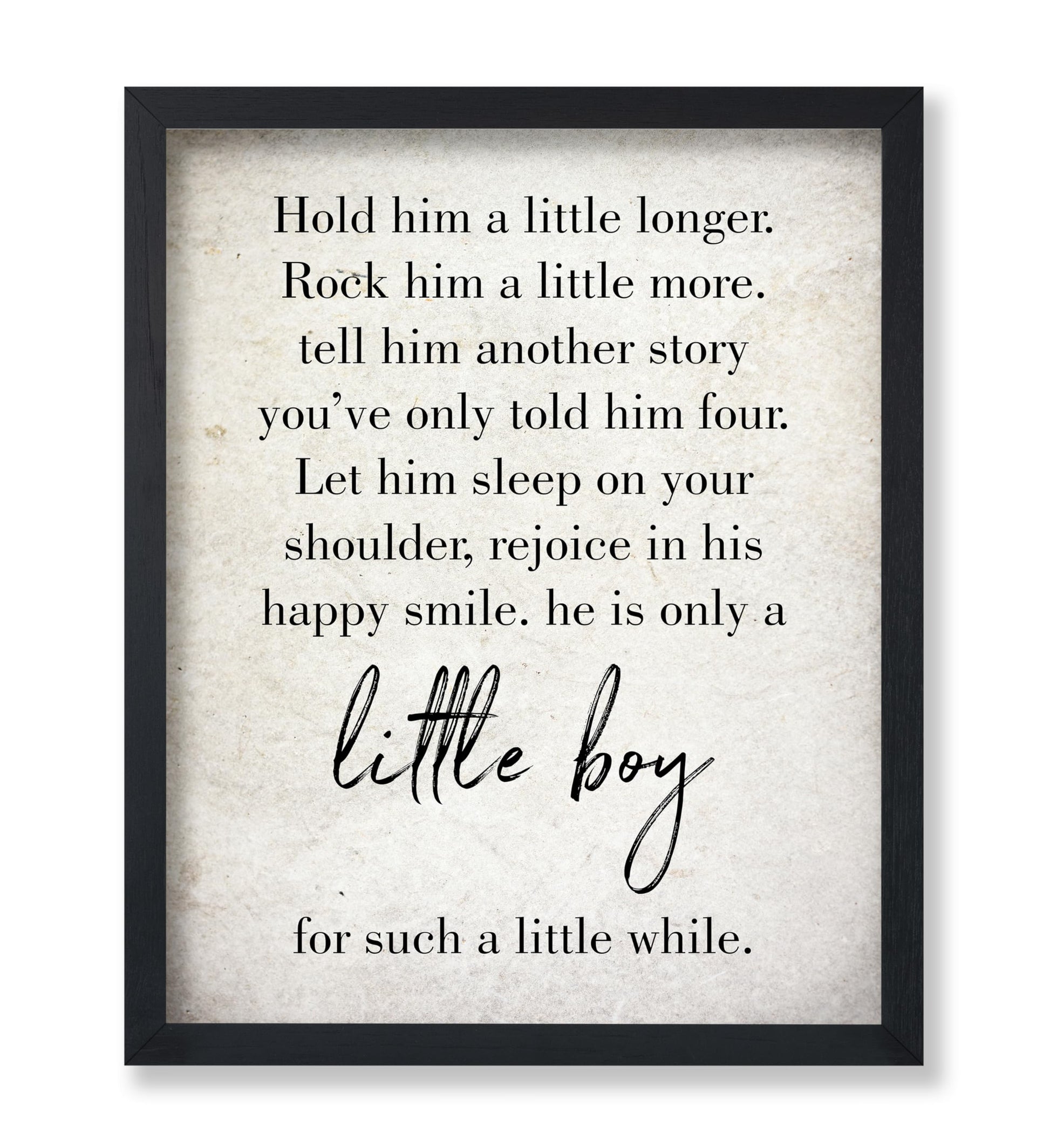 Hold Him a Little Longer