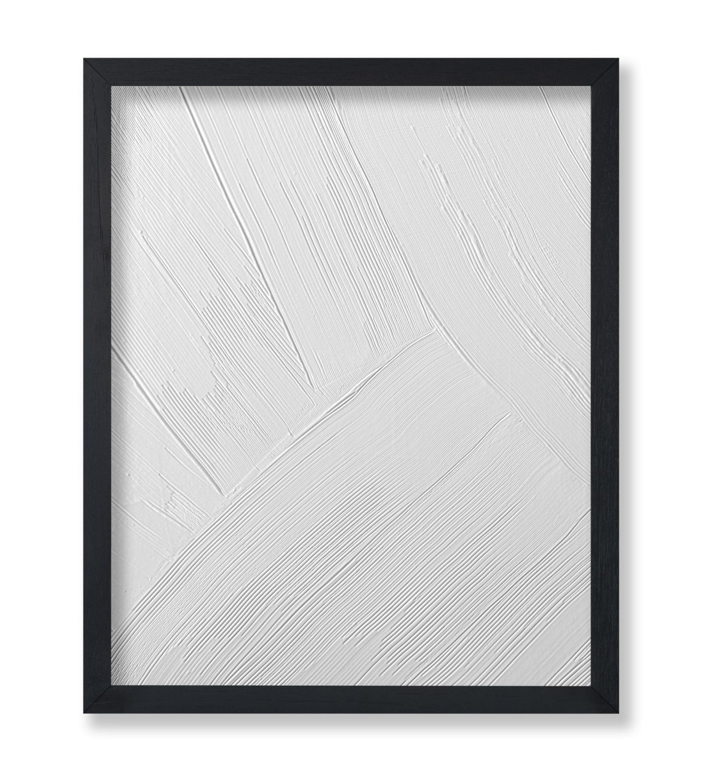 White Brush Strokes No1