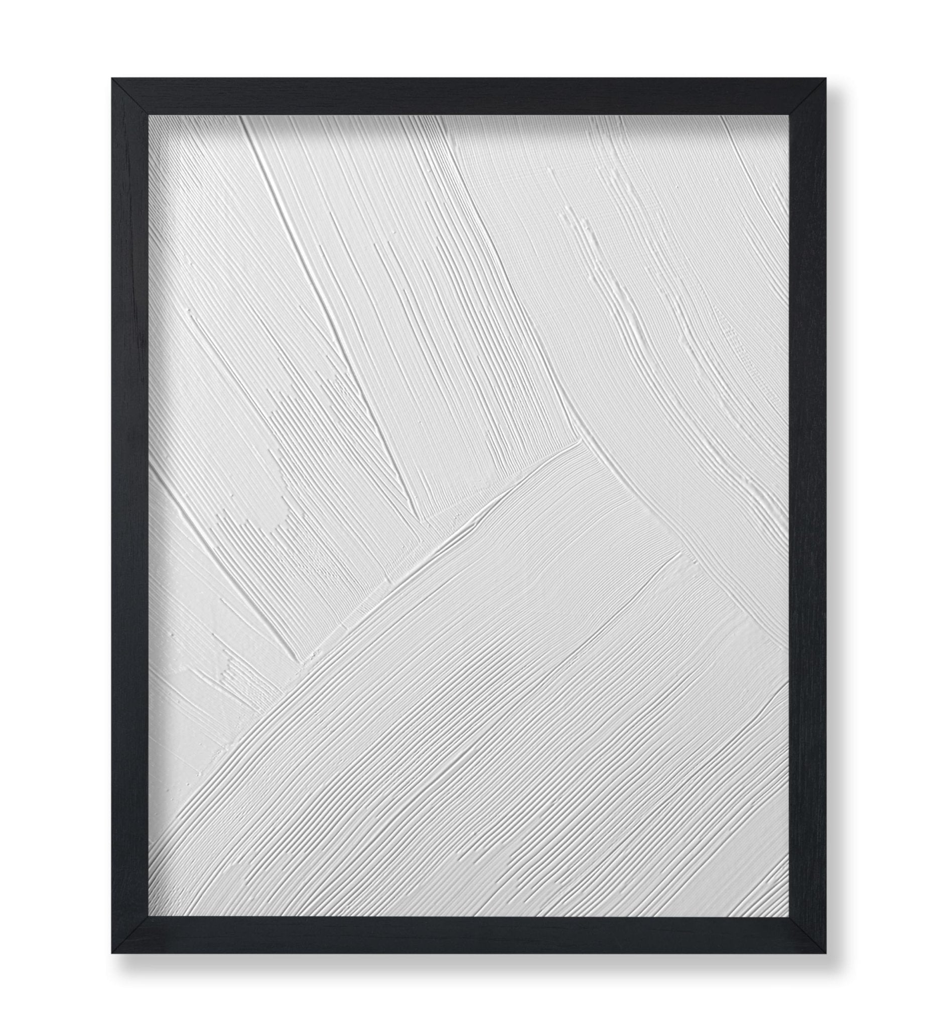 White Brush Strokes No1