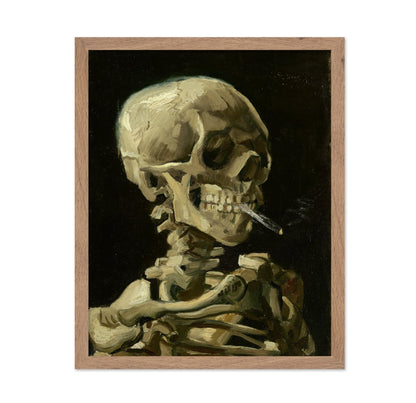 Van Gogh - Skull of a Skeleton with Burning Cigarette