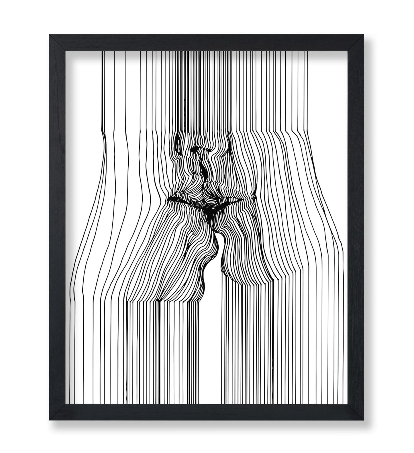 Kissing Line Drawing