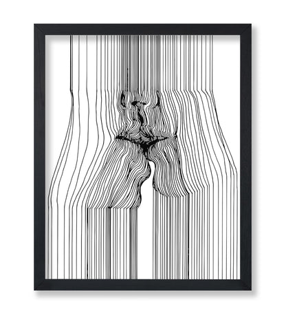 Kissing Line Drawing