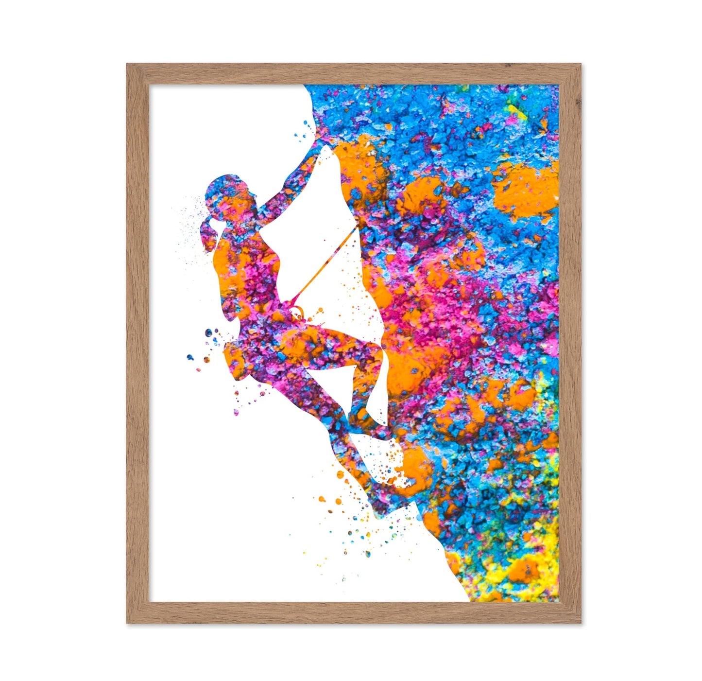 Watercolor Climbing