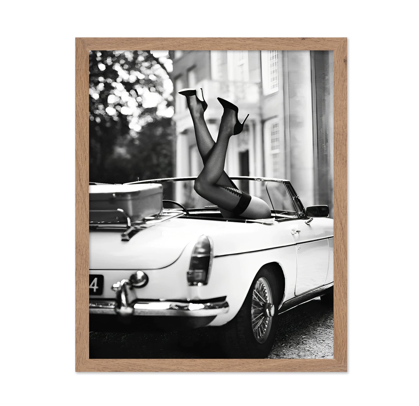 High Heels In Classic Car