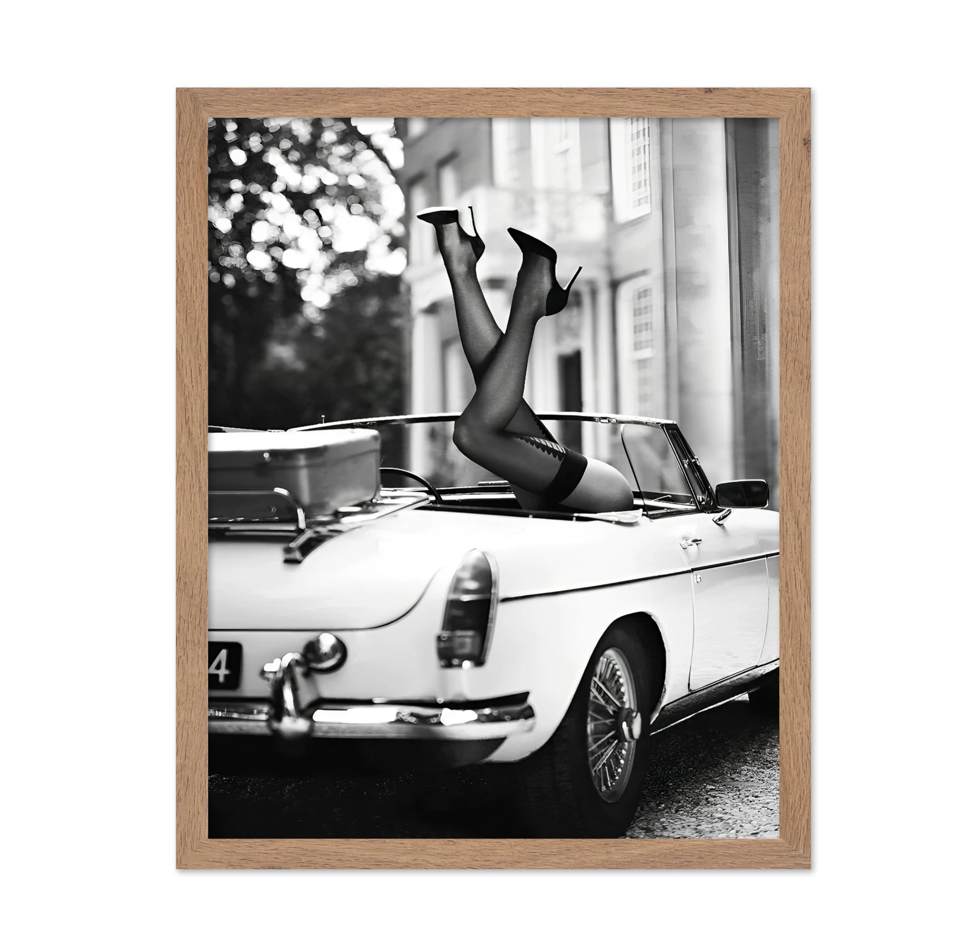 High Heels In Classic Car