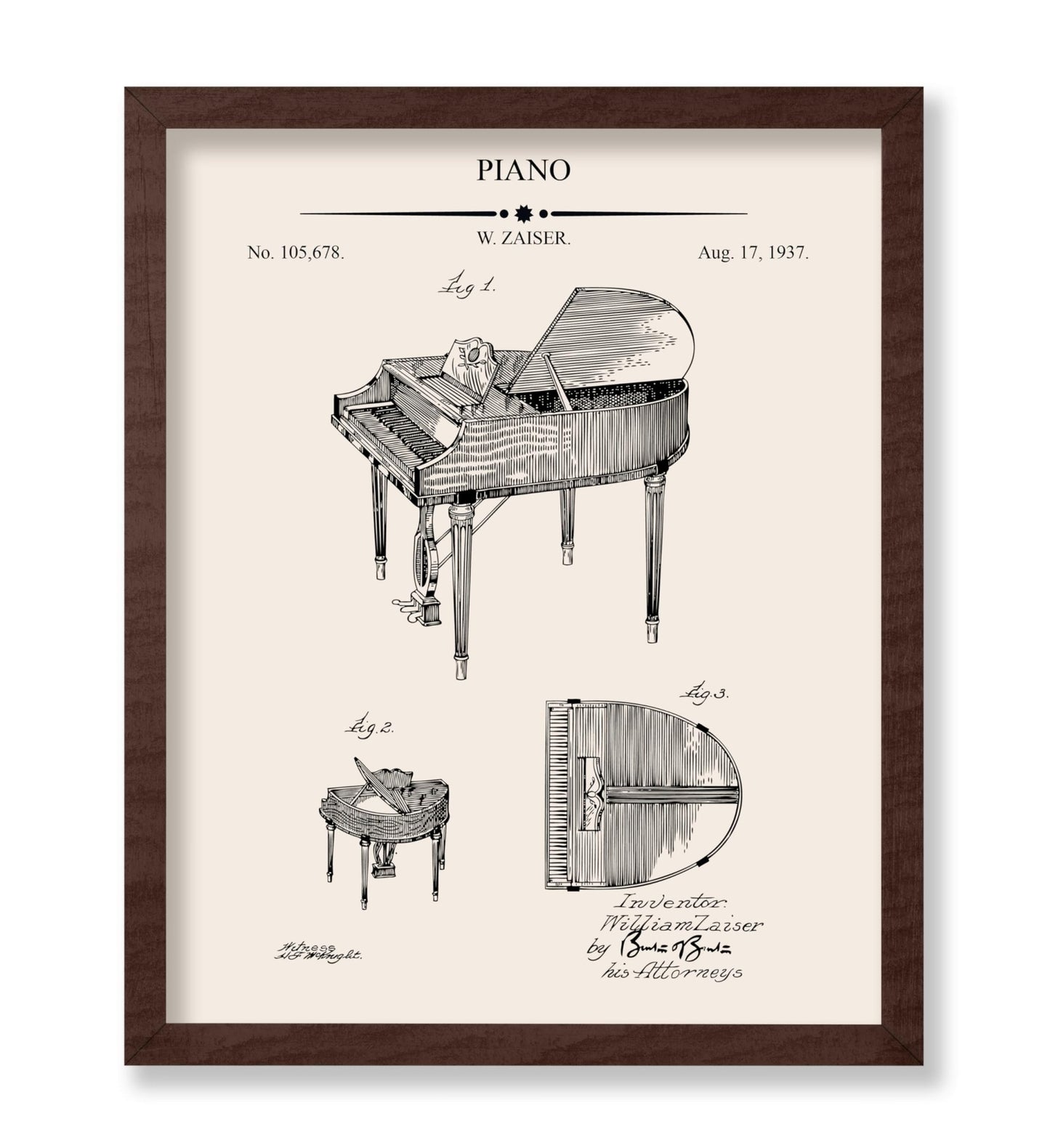 Piano Blueprint No3