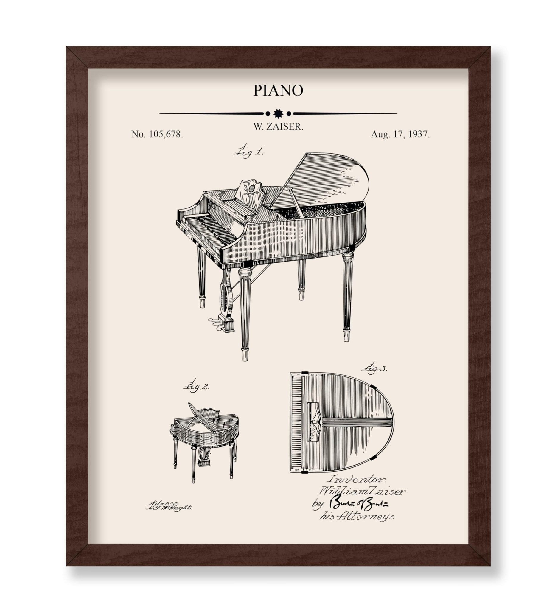 Piano Blueprint No3