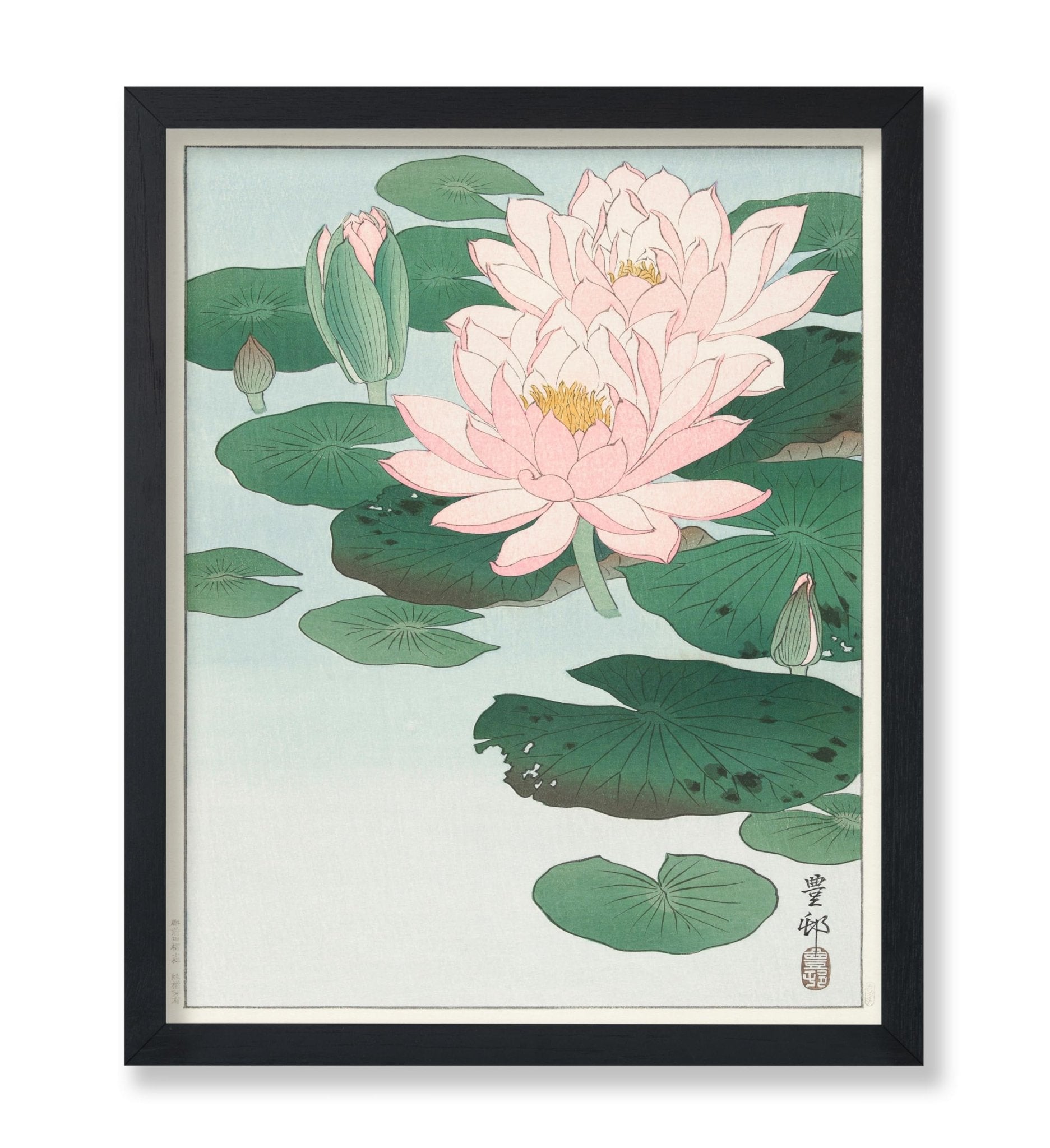 Ohara Koson - Water Lily No4