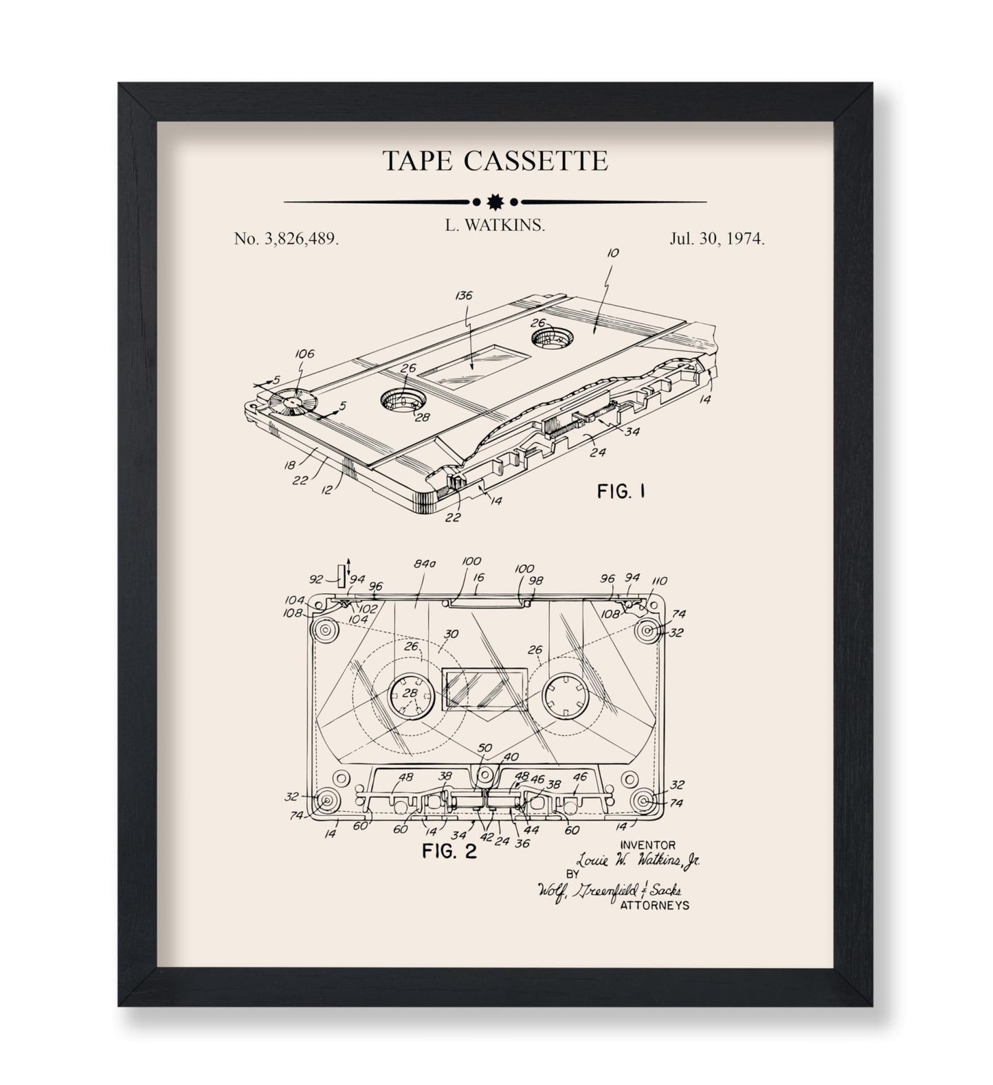 Cassette Tape Blueprint