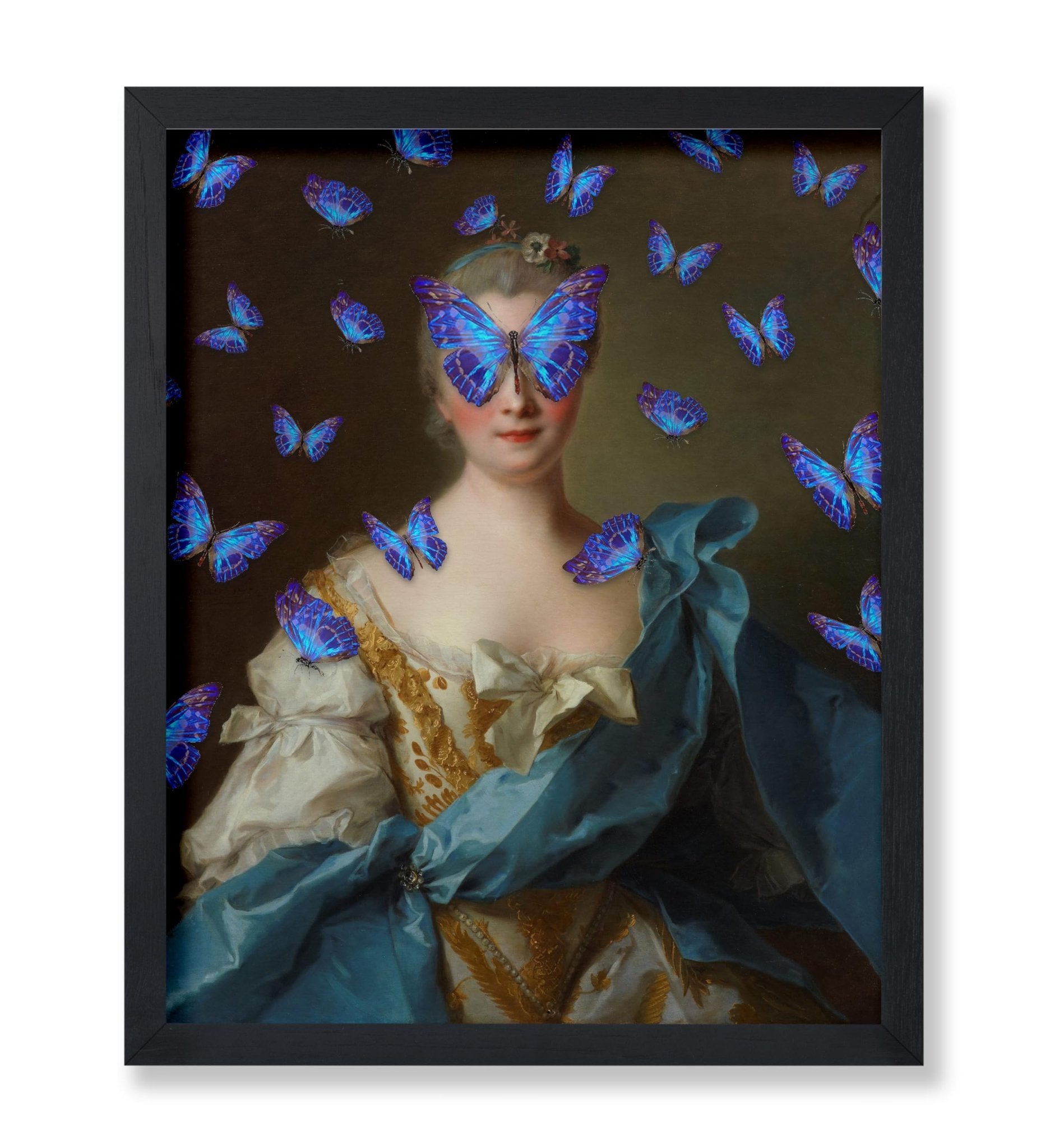 Altered Portrait of Madam de La Porte