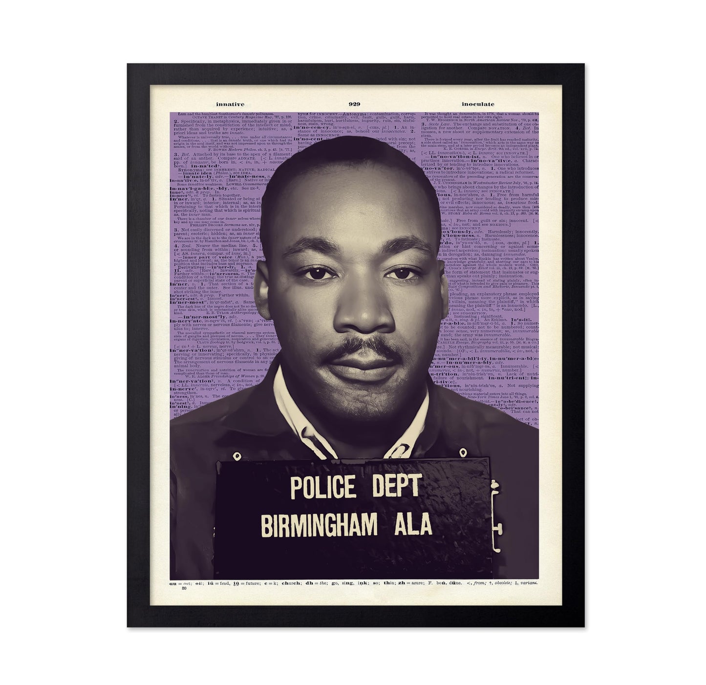 Martin Luther King Mugshot No2
