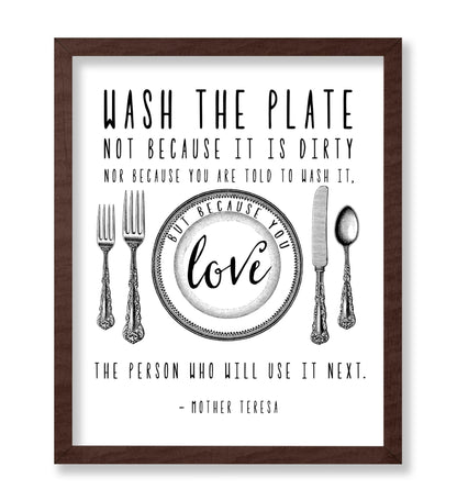 Wash The Plate No2