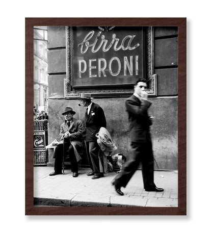 Men in a Street of Napoli, Italy