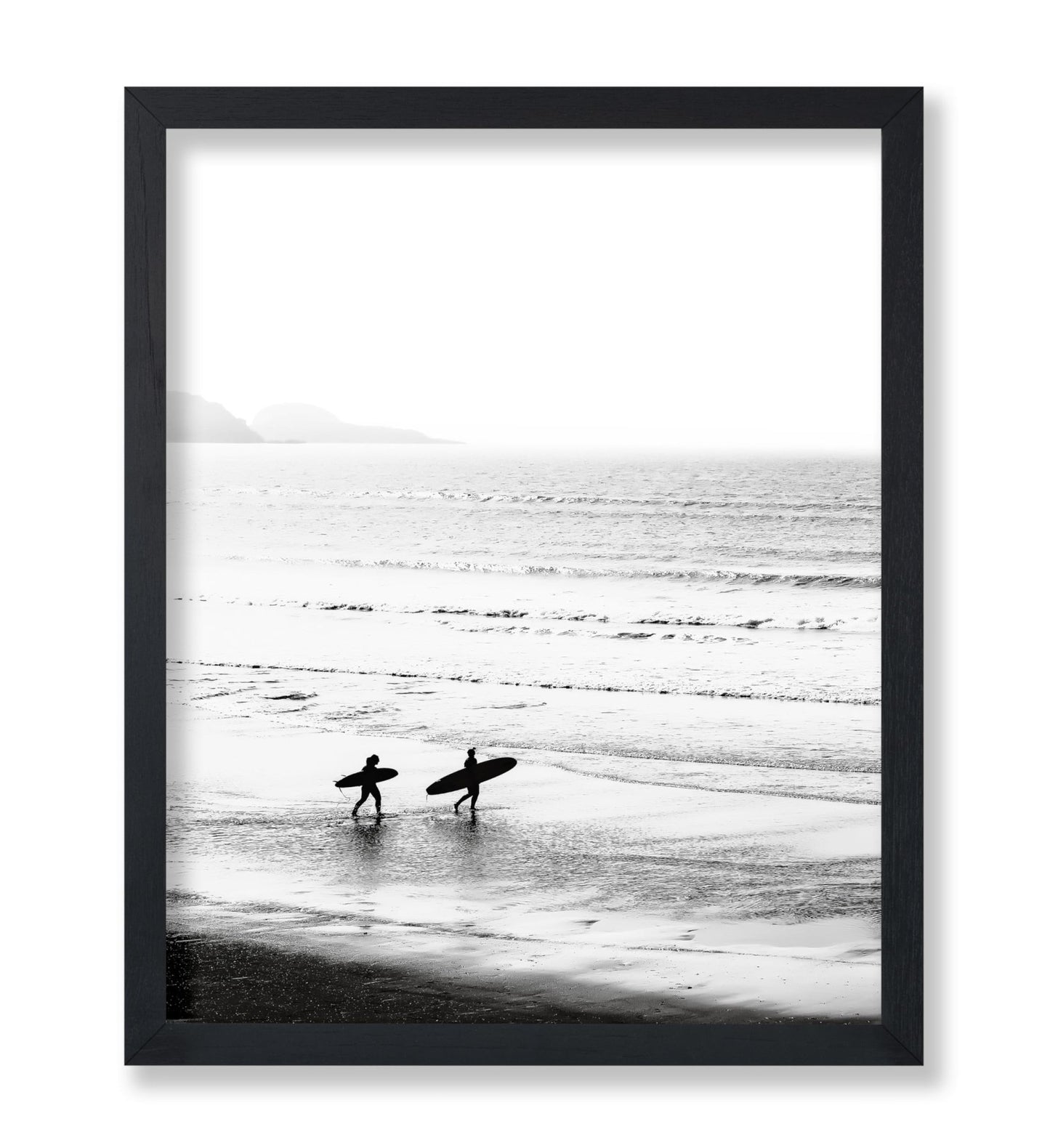 Surfers on the Beach