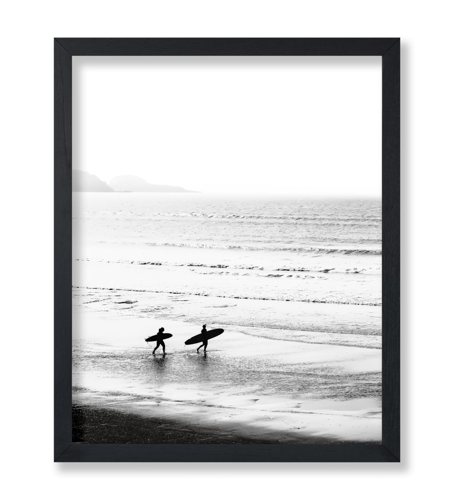 Surfers on the Beach