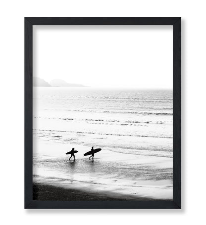 Surfers on the Beach