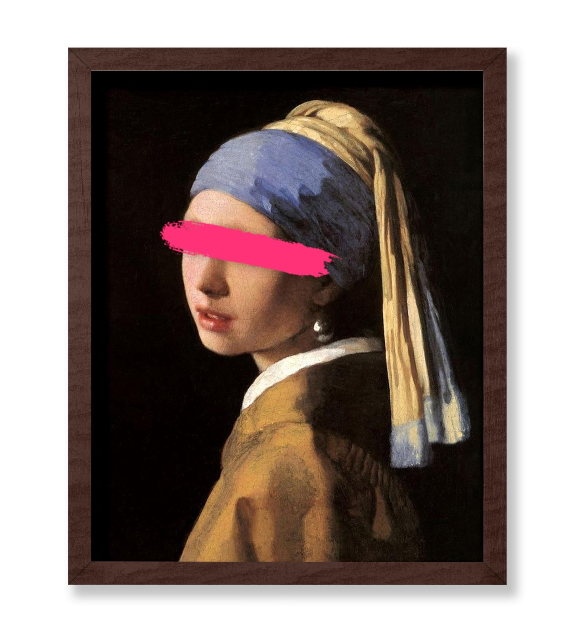 Altered Portrait of Girl With A Pearl Earring