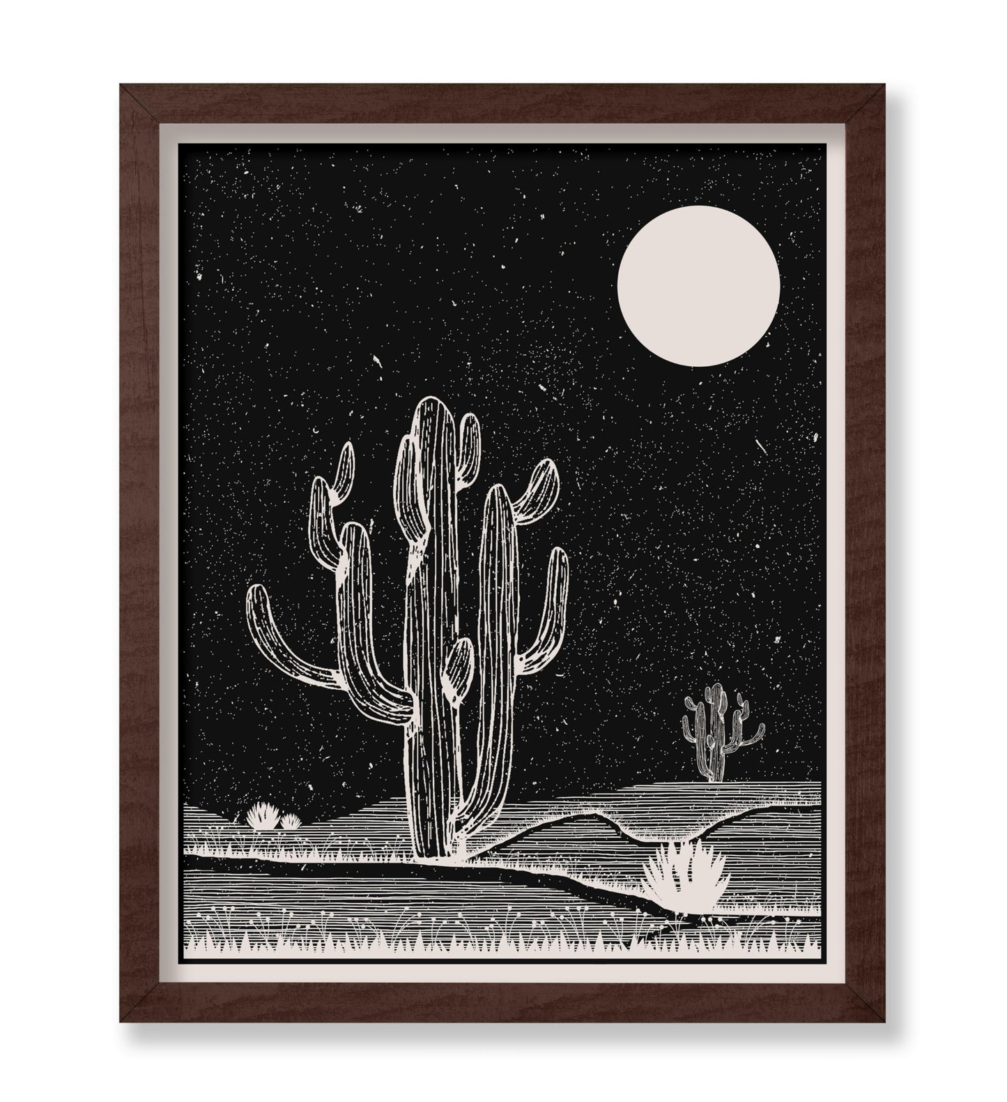 Cactus and Moon