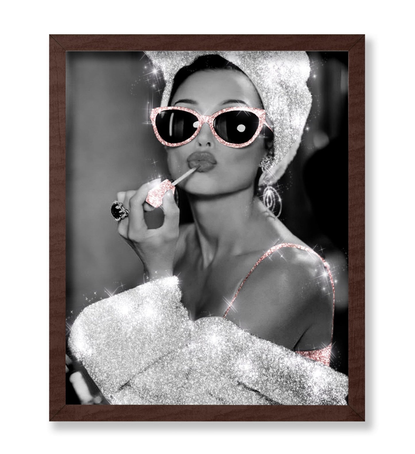 Audrey Hepburn in Glitter Sunglasses