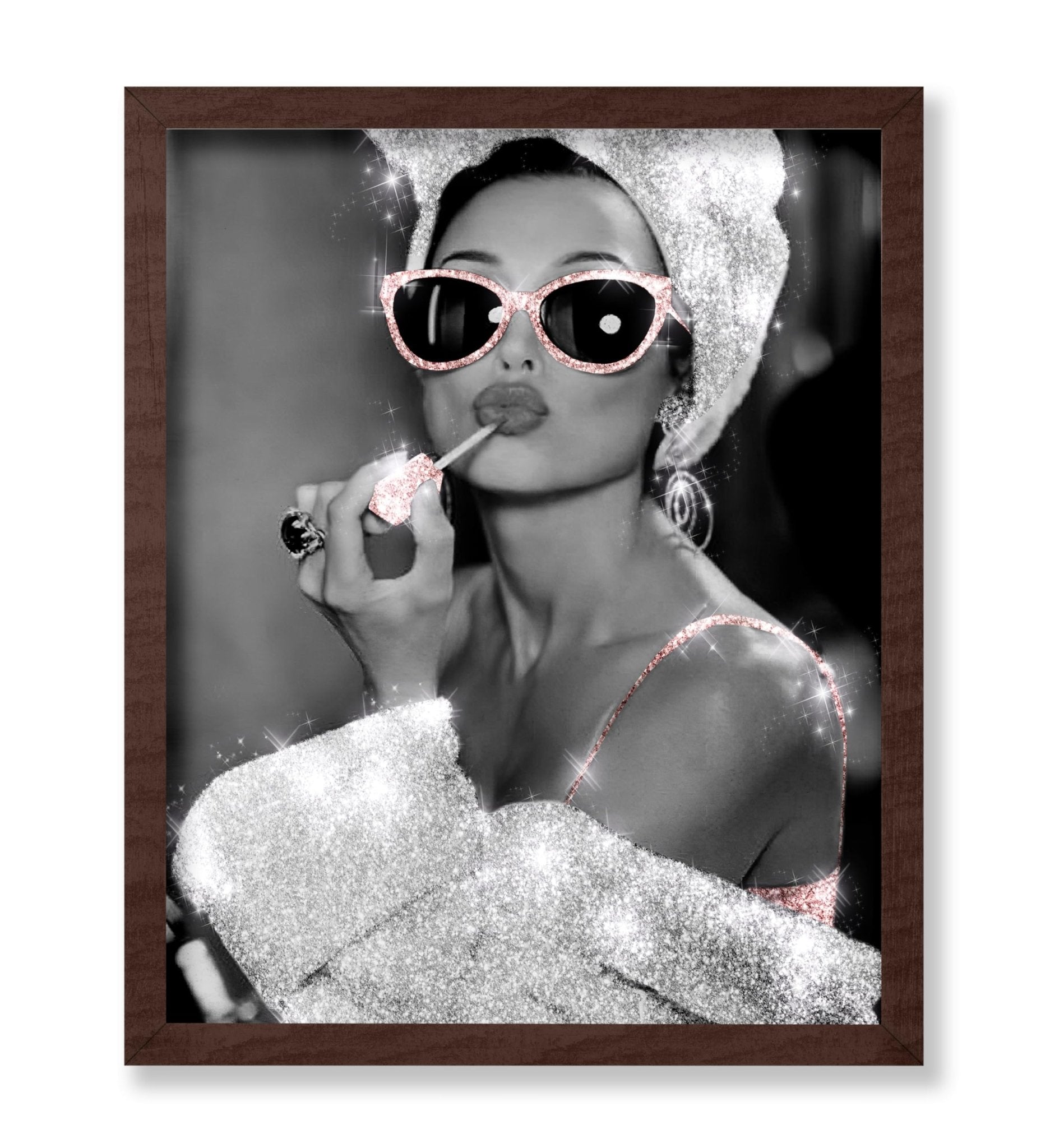 Audrey Hepburn in Glitter Sunglasses