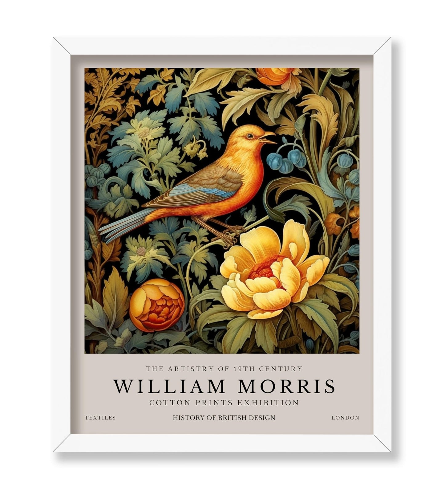 William Morris - Bird & Flowers No1