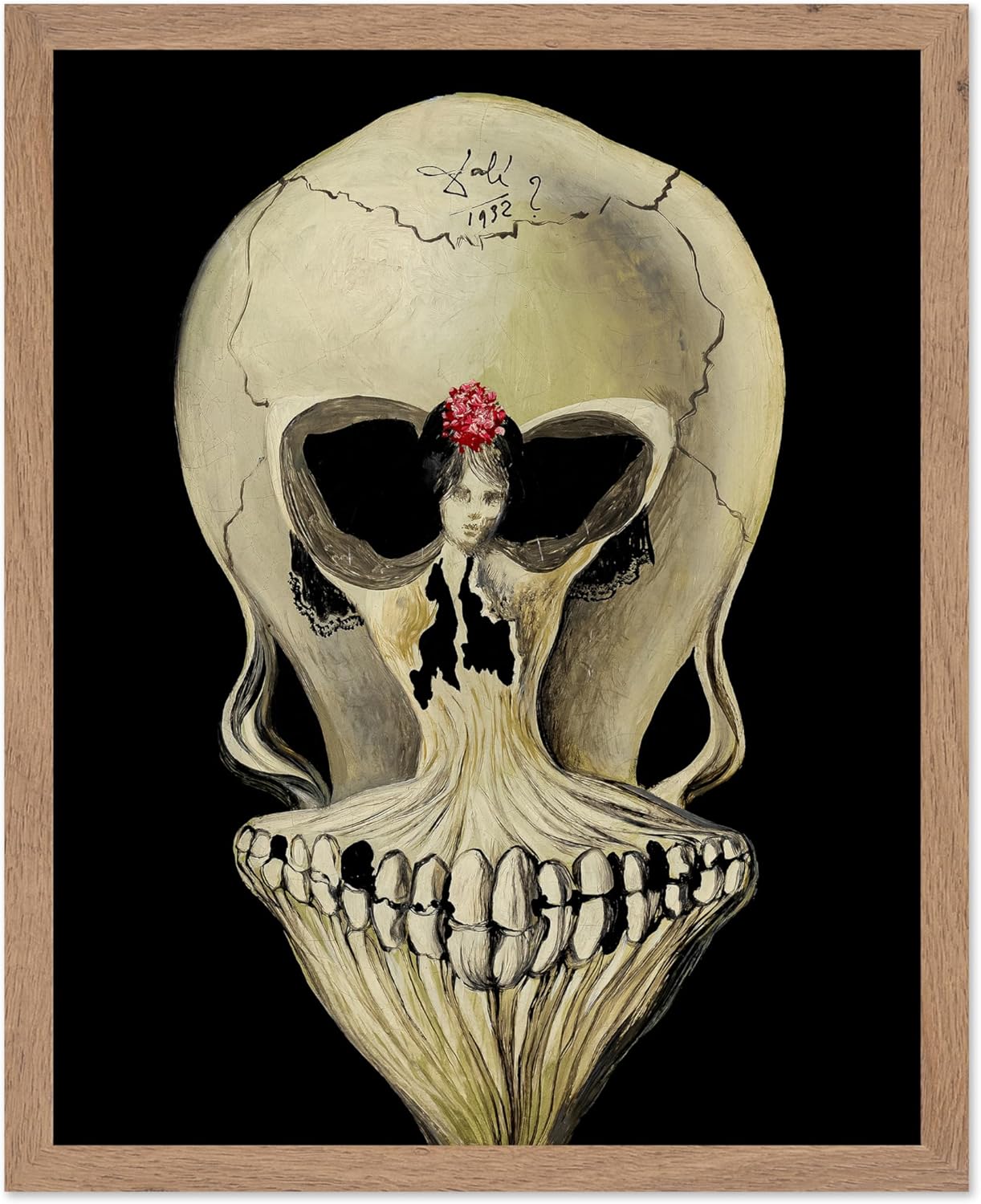 Salvador Dali - Ballerina in a Death's Head
