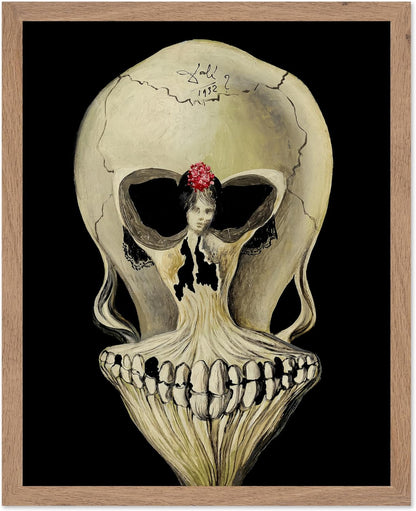 Salvador Dali - Ballerina in a Death's Head