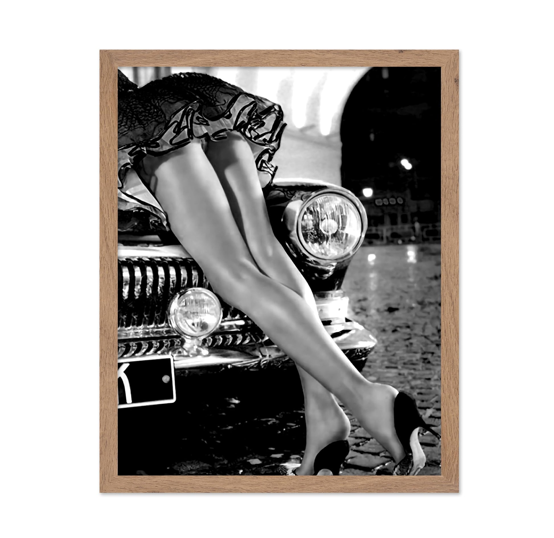 Sexy Legs on Classic Car
