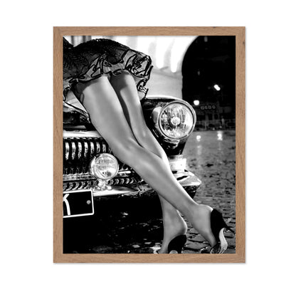 Sexy Legs on Classic Car