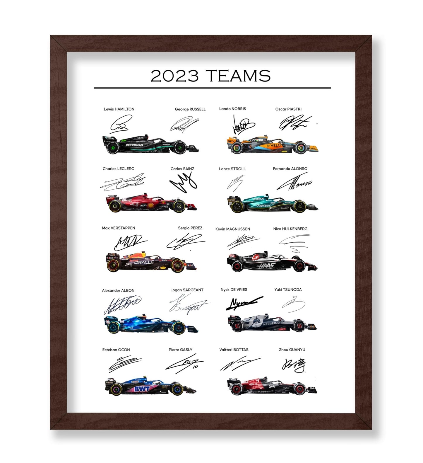 2023 Car Racing Teams