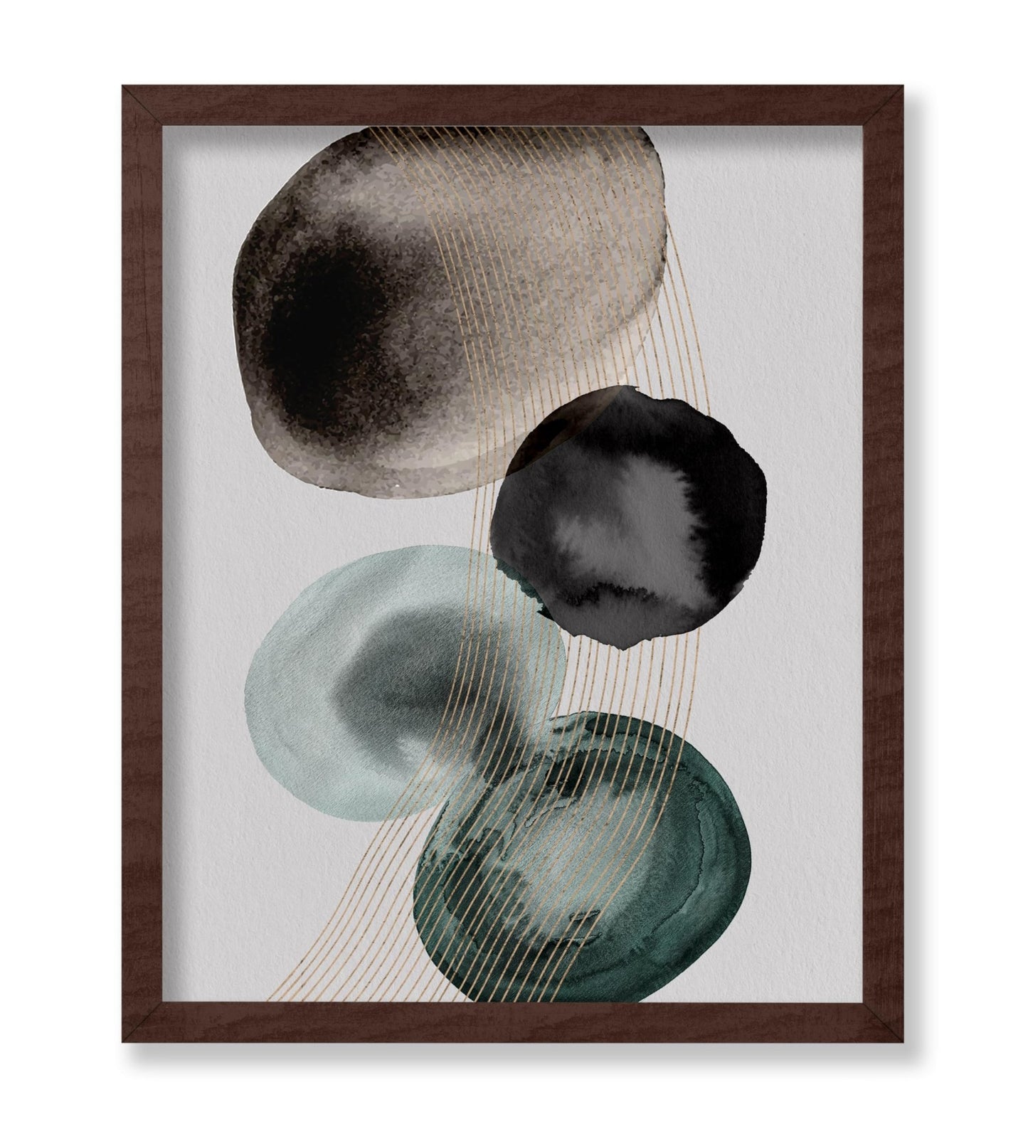 Watercolor Stain Circles No2