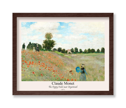 Claude Monet - Poppy Field Near Argenteuil
