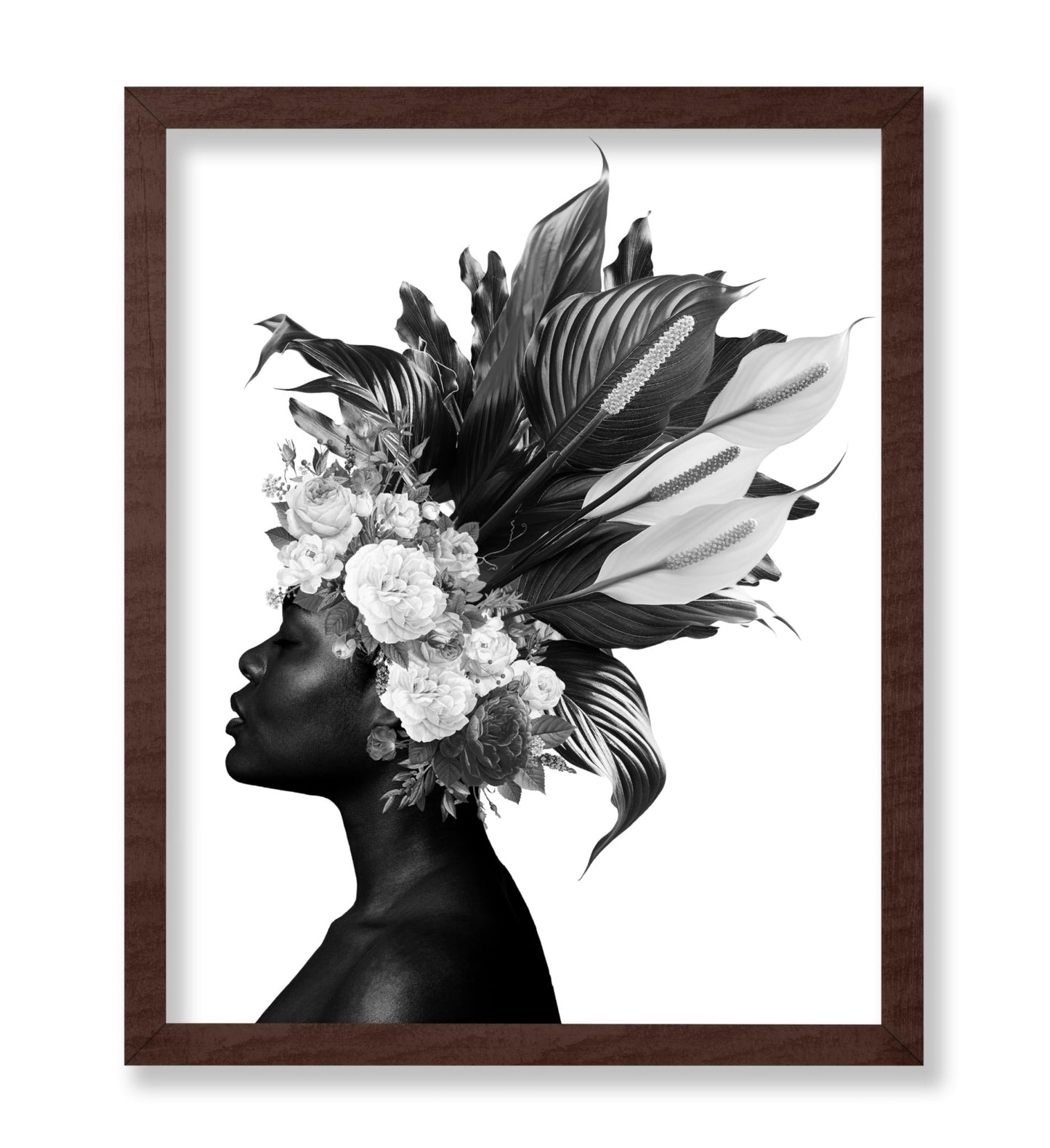 Woman and Flowers