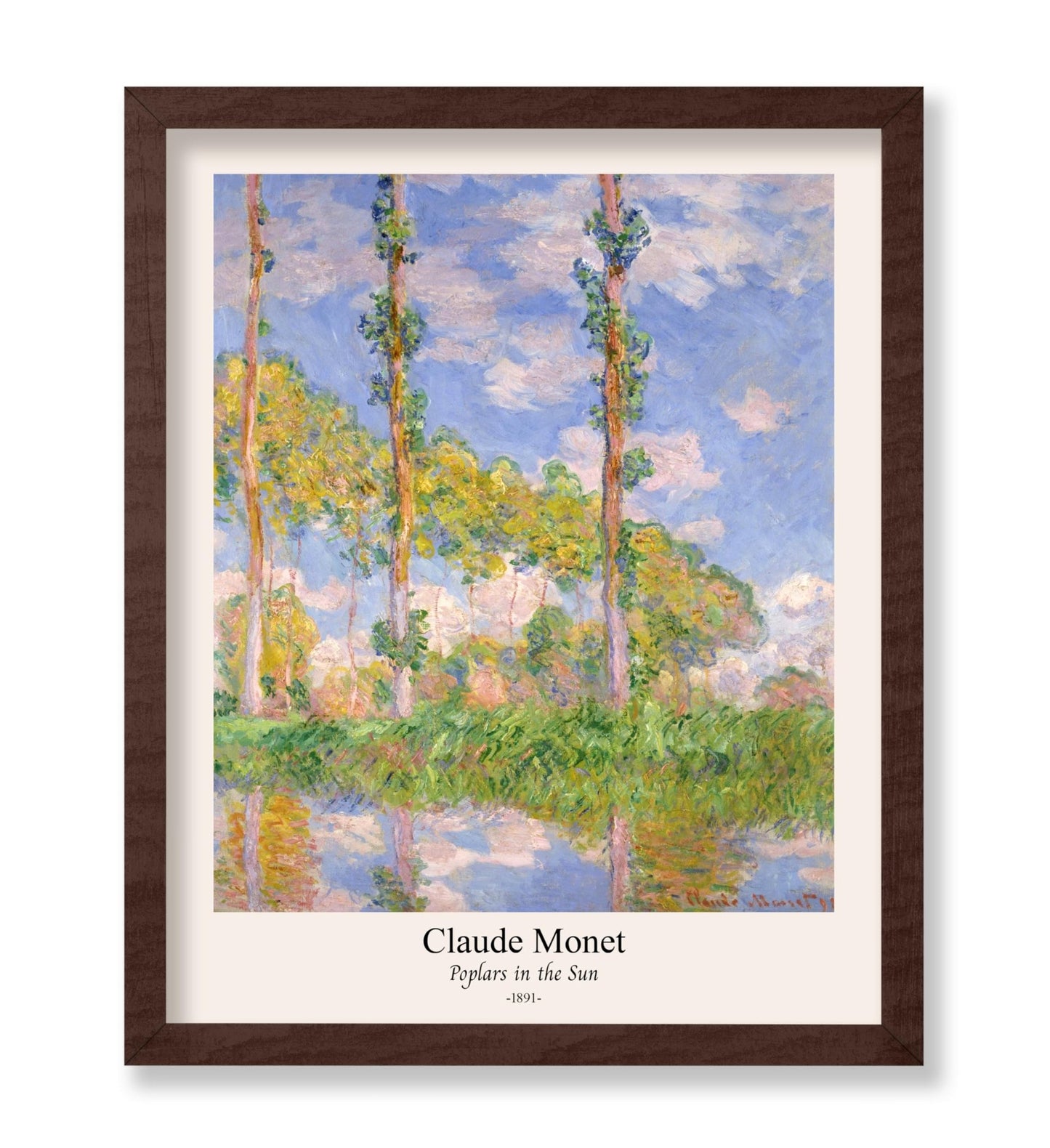 Claude Monet - Poplars in the Sun No1