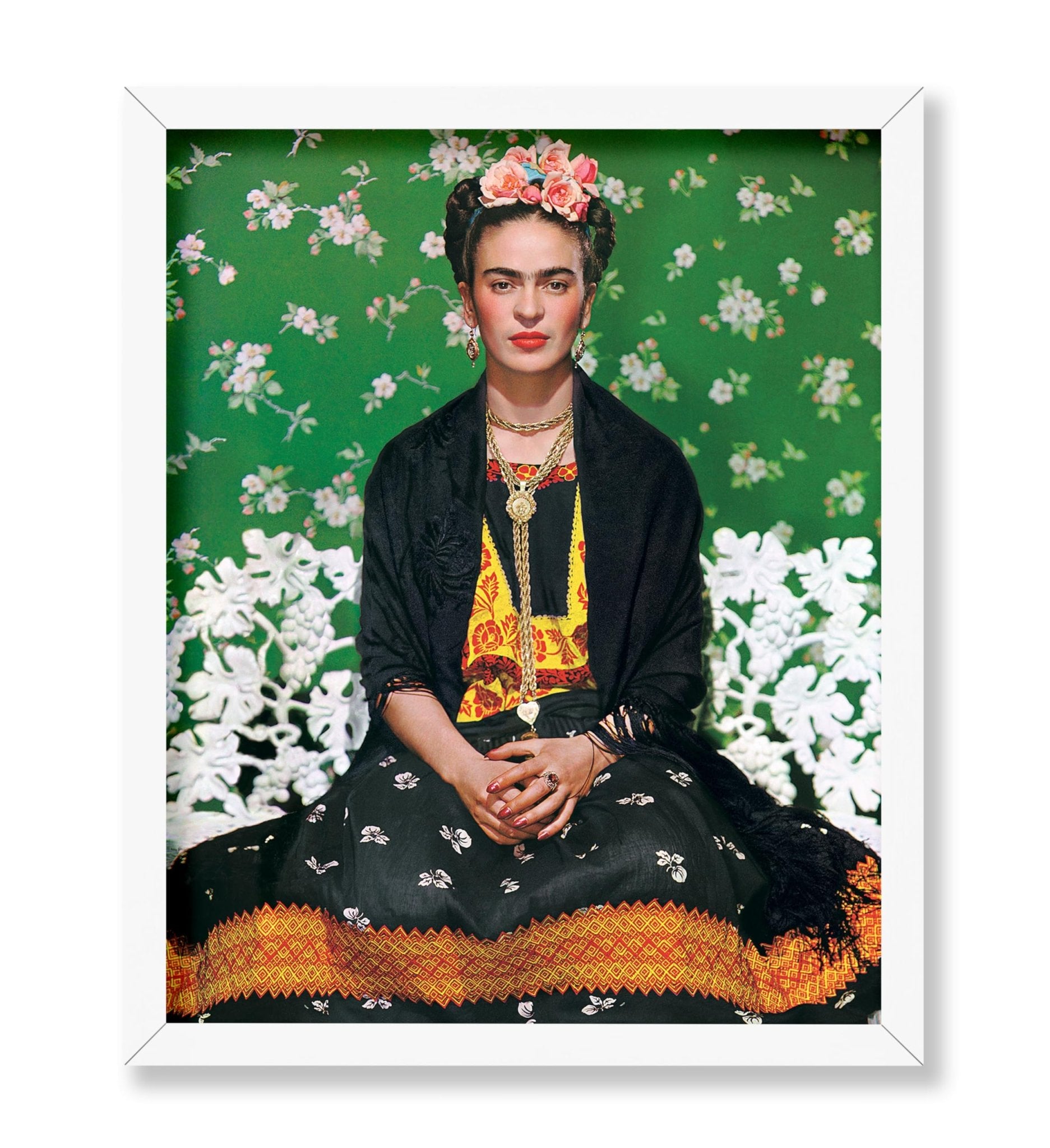 Nickolas Muray - Frida on White Bench