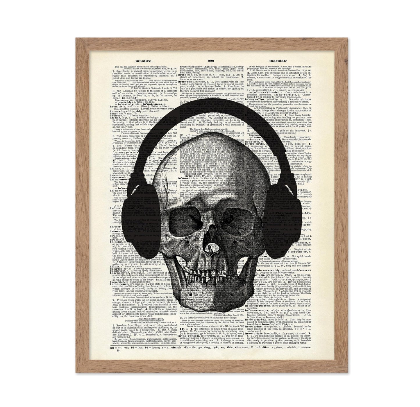 Skull with Headphones