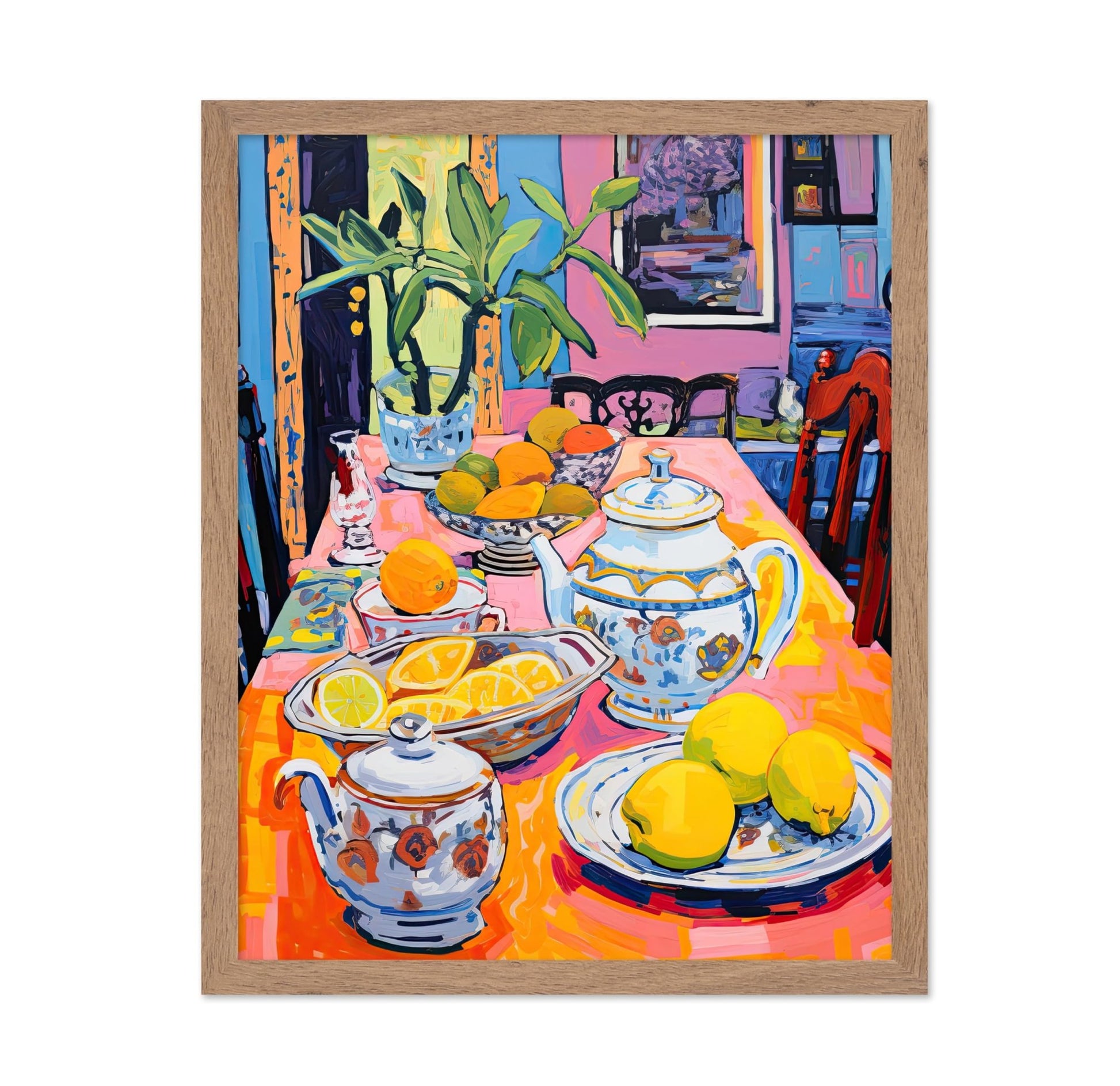 Fruits and Teapot