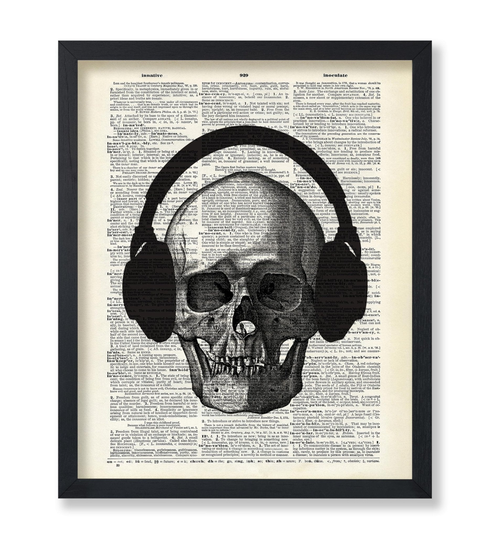 Skull with Headphones